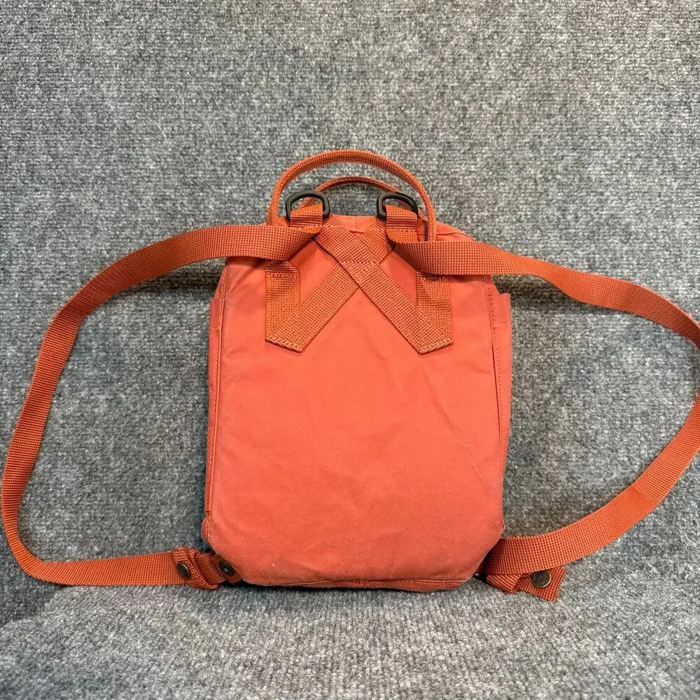 Fjallraven Kanken Mini Backpack Spicy Orange Small Travel Daypack Book Bag OS